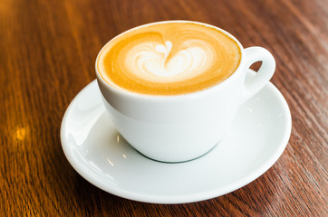 Latte coffee