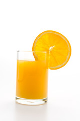 Orange juice glass