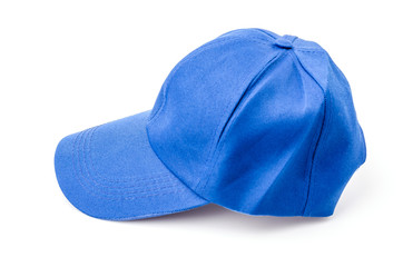 Baseball cap isolated white background