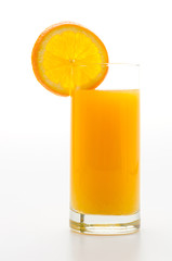 Orange juice glass