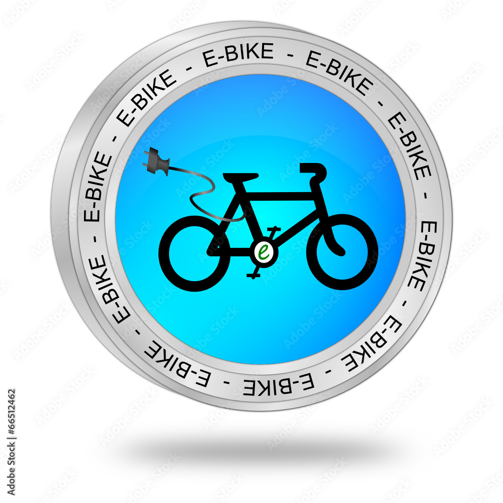 Canvas Prints E-Bike Button