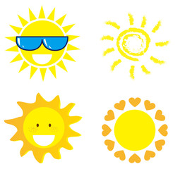 日差し　紫外線　太陽　セット　sun