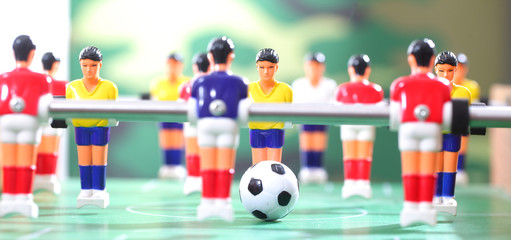 Foosball. football table