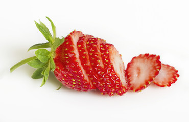 Ripe strawberry.