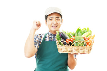 笑顔のウェイター