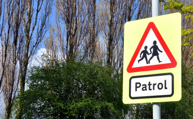 School Patrol Crossing Sign