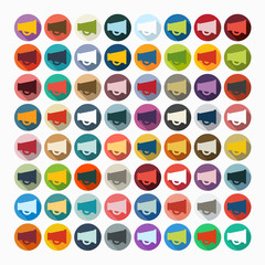 Flat design: megaphone