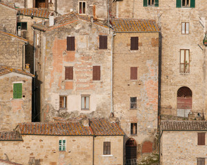 Fototapeta na wymiar Sorano, the ancient town in Tuscany, Italy