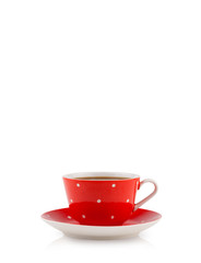 Coffee-cup with white copy space