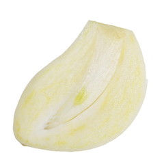 Sliced garlic