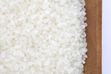 Close - up japanese uncooked white rice