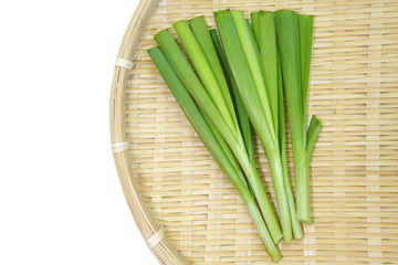 fresh green leek