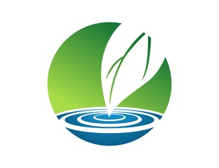 water drop logo,dew water symbol,spring nature icon