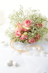 parure sposa_buouquet rose e confetti