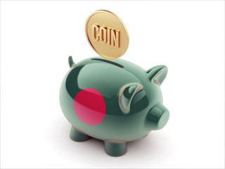 Bangladesh Coin Concept Piggy Concept