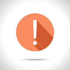 Vector exclamation mark icon. Eps10