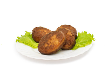 Fresh made Meatballs isolated