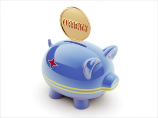 Aruba. Currency Concept. Piggy Concept
