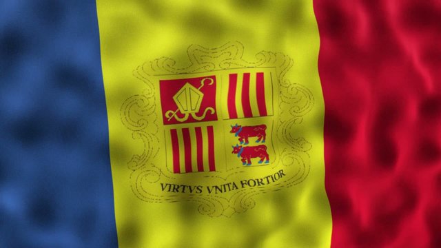 Fahne Flagge Nationalflagge Nationalfahne Andorra