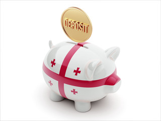 Georgia  Deposit Concept Piggy Concept