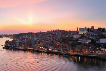 City of Porto at sunset