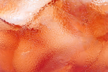 Fototapeta premium Tropical red fruit cocktail drink with ice