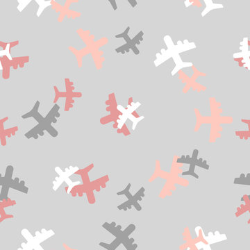 seamless background: plane