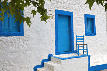 Traditional house at Kos island in Greece