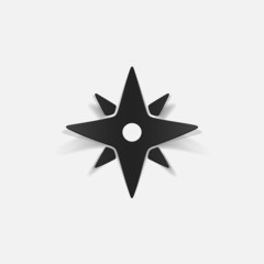 realistic design element: compass