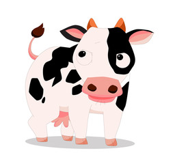 Illustration of cute cow