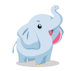 Illustration of cute elephant