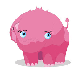 Illustration of cute elephant