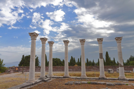 Asclepio at Kos island in Greece.