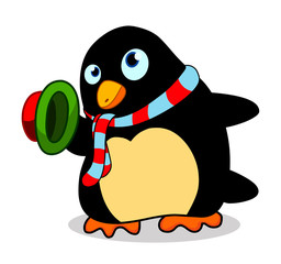 Illustration of cute penguin