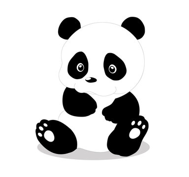 Illustration of cute panda