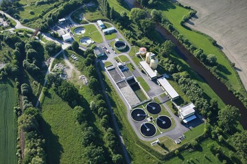 waste-water treatment plant