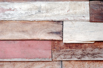 Colored wood panel, background.