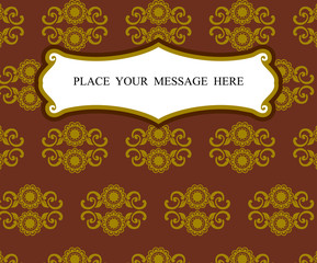 Thai art background vector