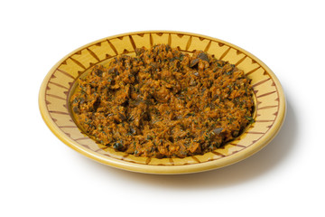 Moroccan eggplant salad