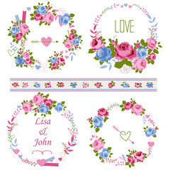Roses wreath