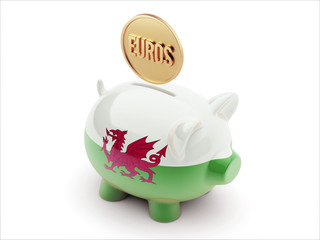 Wales Euro Concept Piggy Concept