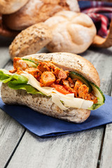 Kebab sandwich