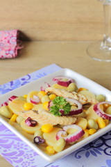 Potato and mackerel salad