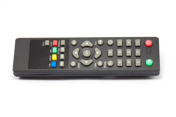 Remote control for sattelite receiver box