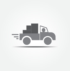 cargo delivery icon