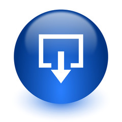 exit computer icon on white background