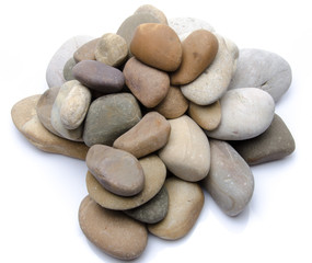 Fototapeta na wymiar Composition with pebbles