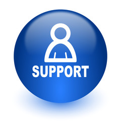 support computer icon on white background