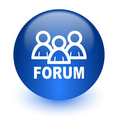 forum computer icon on white background