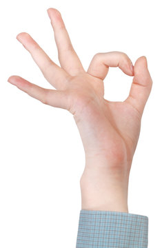 a-ok sign - hand gesture